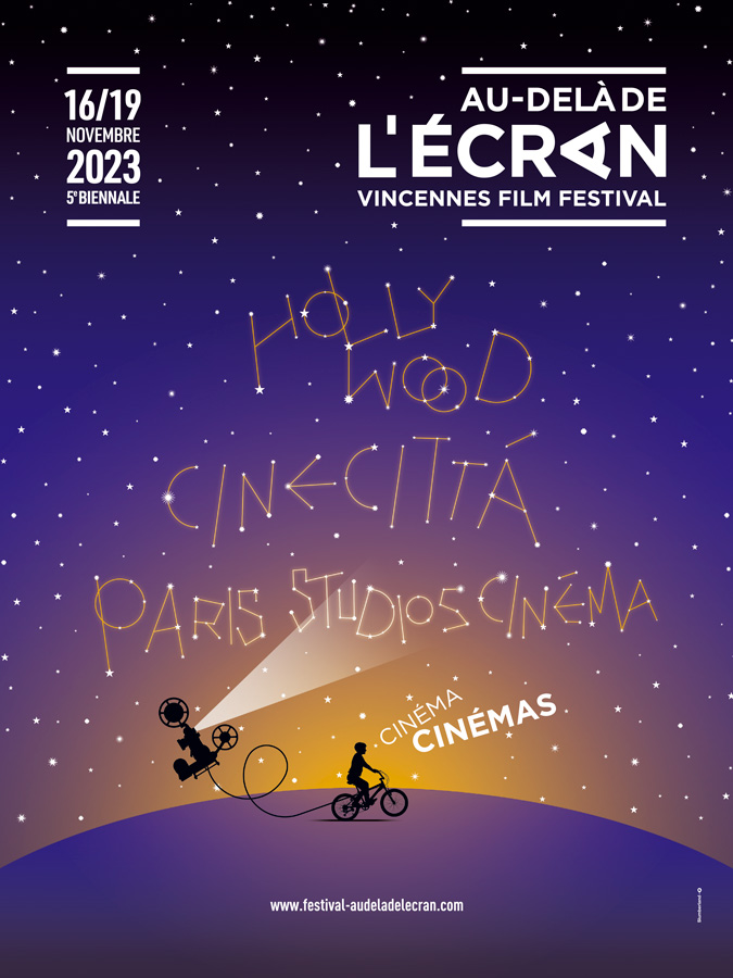 Affiche Festival Au-delà de l'écran 2023