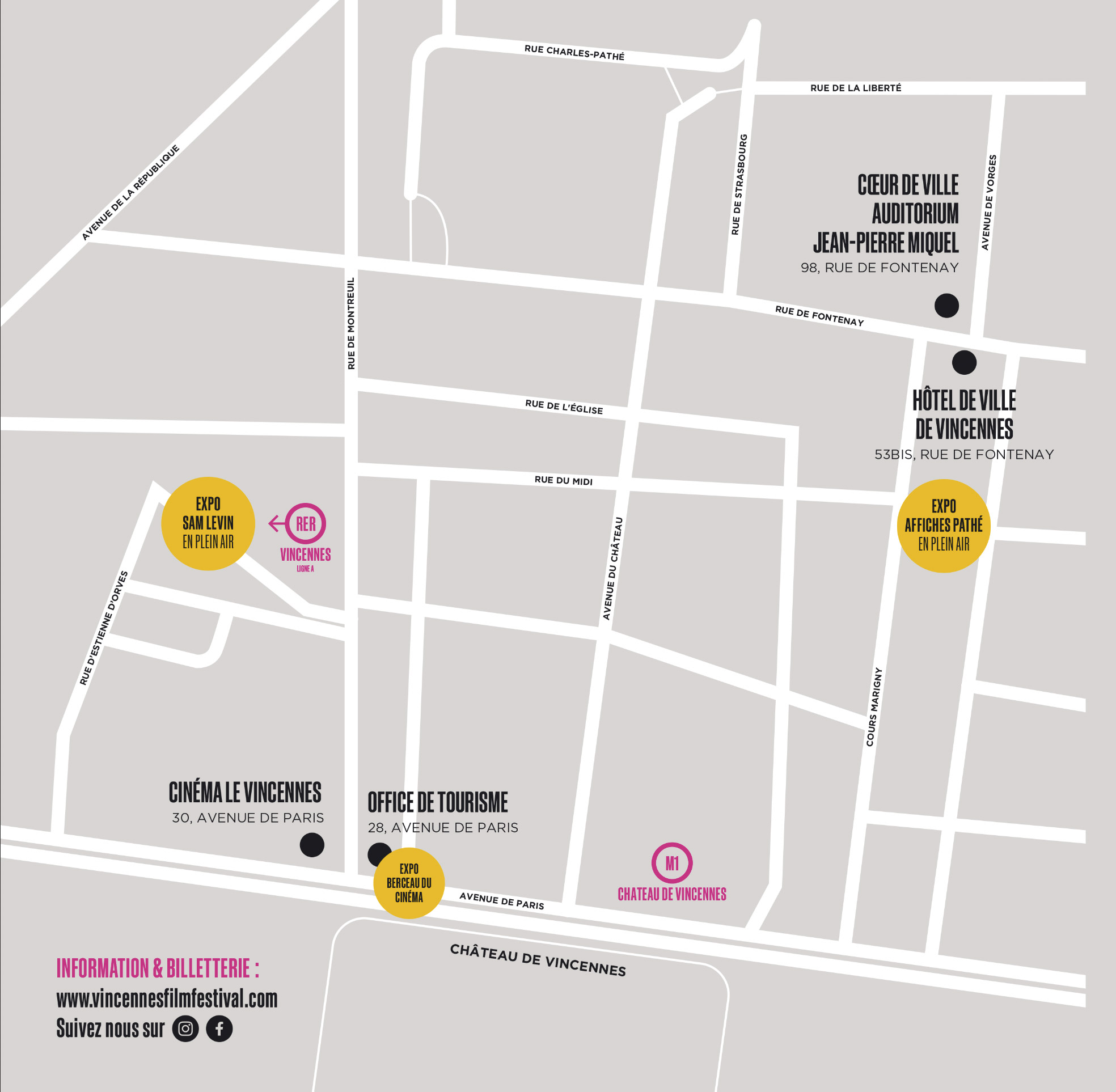 Plan du Festival